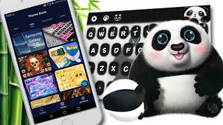 Cute panda keyboard screenshot 5