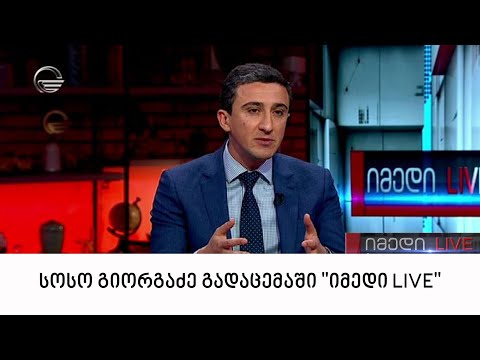 ახალი პროექტები ევროკავშირის ინიციატივით    სოსო გიორგაძე გადაცემაში \"იმედი LIVE\"