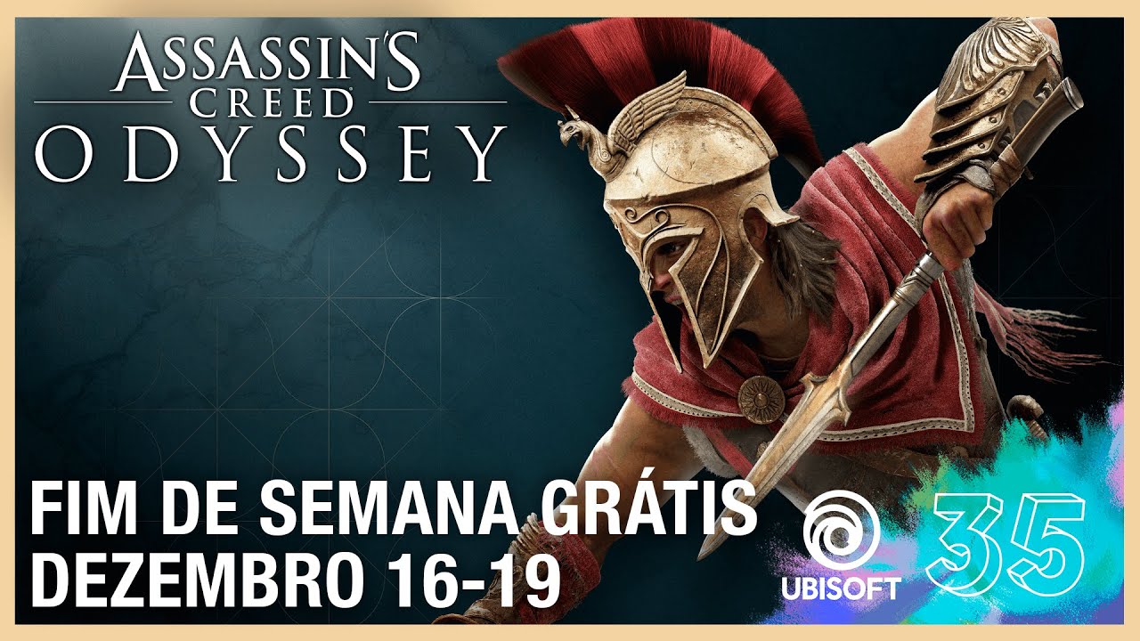 Assassin's Creed Odyssey: Fim de Semana Grátis de 16 a 19 de