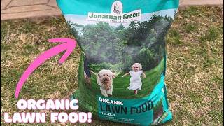 Jonathan Green Organic Organic 8-0-1 Lawn Food for All Grass Types 20 lb. 5000 sq. ft.