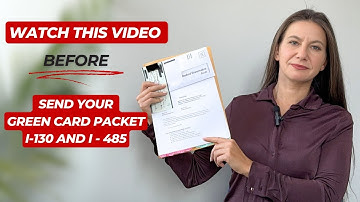 CHECK YOUR GREEN CARD PACKET 2025 | CONCURRENT FILLING I-130 (FILE ONLINE) & I-485 | MARRIAGE BASED