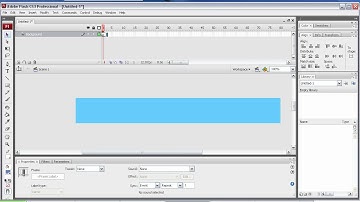 FLASH CS3 - 1a Intermediate Level - Adding Background and resources