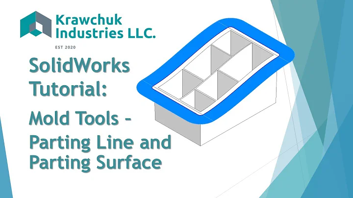 Solidworks Parting Line and Parting Surface Mold Tools Tutorial