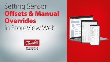 Setting Sensor Offsets & Manual Overrides in StoreView Web | Tech support for supermarket controls
