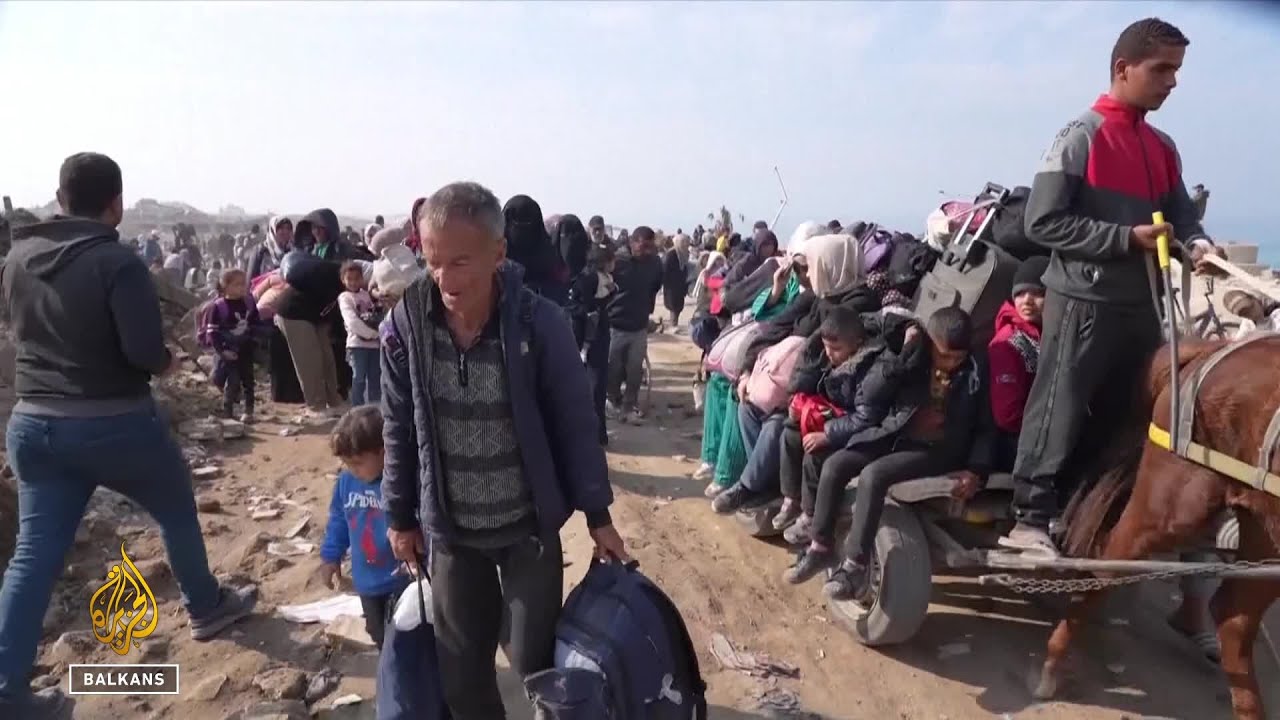 يبدأ الفلسطينيون في شمال قطاع غزة حياة جديدة وسط الخراب.