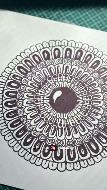 Easy Mandala Art for beginners| How to draw Mandala Art for beginners #artist #mandala #shorts  #art