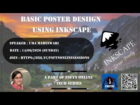 Class #6 | Inkscape-ல் ஒரு நிகழ்ச்சிக்கு Poster உருவாக்குவது எப்படி? | FSFTN Online Tech Sessions