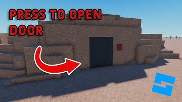 How to make a Press Button to Open Door!🔥 Roblox studio Tutorial