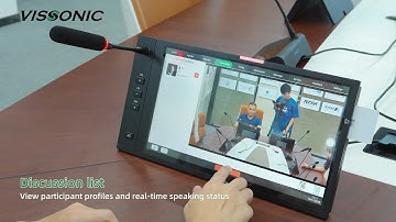 Desktop Paperless Conference System Demo-VISSONIC