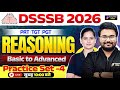 DSSSB 2026 Reasoning Class | DSSSB PRT, TGT, PGT Reasoning Practice Set 4 by Teaching Pariksha