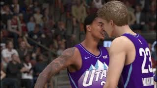 NBA 2K25 (Next Gen) - (New City Edition Uniforms) Utah Jazz vs Miami Heat