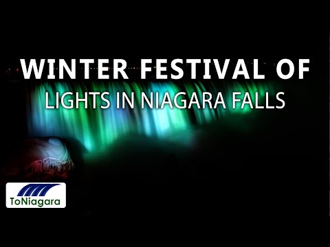 Winter Festival Of Lights In Niagara Falls. ToNiagara