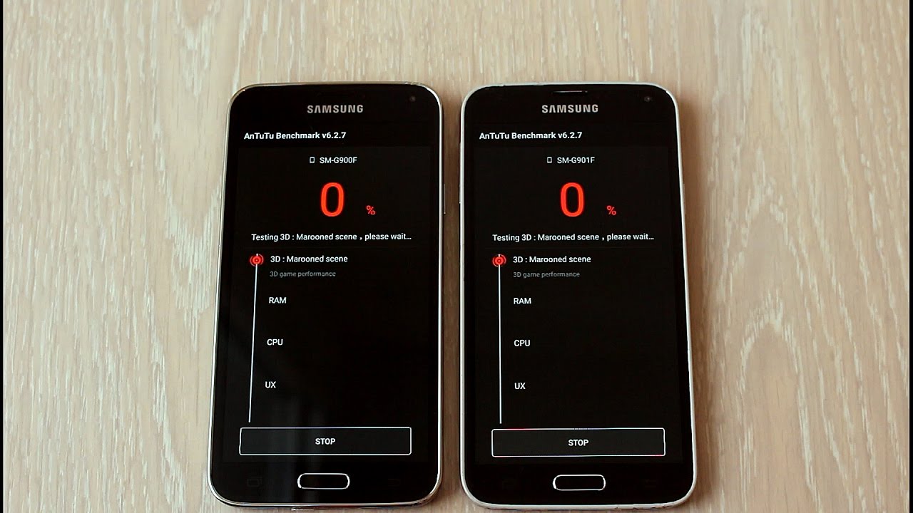 SAMSUNG Galaxy S5 vs S5 Plus AnTuTu Benchmark test  YouTube