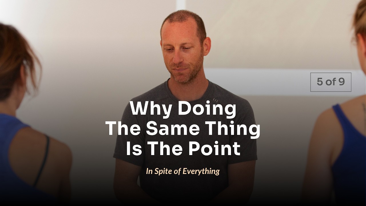 Why Doing The Same Thing Every Day Is The Point - YouTube