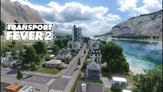 TRANSPORT FEVER 2 | City Views | Ambiance Traffic | Gameplay Walkthrough