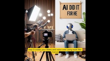 Create an Online Course Using AI in 3 Steps #ai