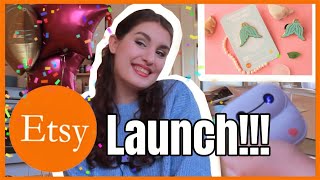 I STARTED A SMALL BUSINESS!!! | OPENING MY ETSY SHOP AND PRODUCT LAUNCH