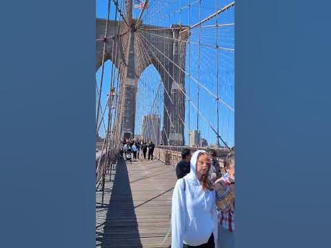 Brooklyn Bridge 🌉🇺🇲 views are legit 🔥 - YouTube