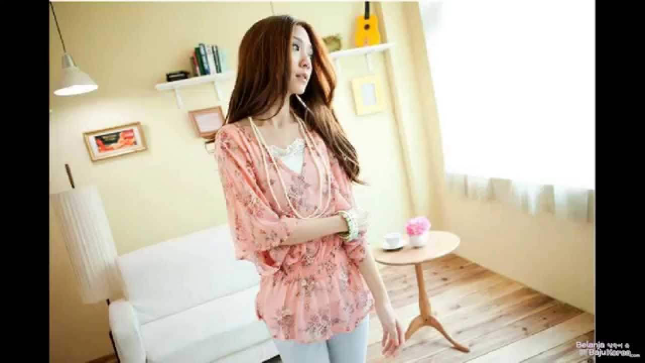 Koleksi Blouse  Korea Baju  Wanita Import  Ragam Model 02 