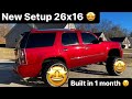 BRAND NEW 26x16 ON MY YUKON DENALI | BUILT IN LESS THAN 30 DAYS |TIRE BLOWN ALREADY | LIFTED TRUCKS