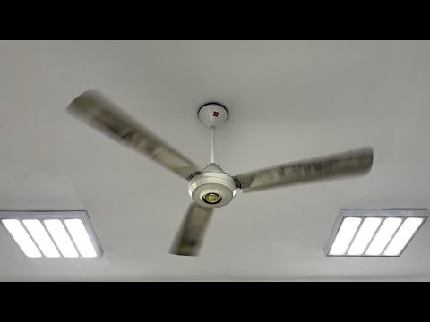 KDK Industrial Ceiling Fans 56 Model N56LG At L&R (Slow Mo)(Worn Out/dirty) @Emanfan96