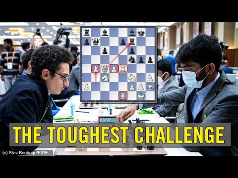 Gukesh - the toughest challenge yet | Fabiano Caruana vs Gukesh D | Chess Olympiad Chennai 2022