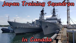 Japan Training Squadron (JMSDF) arrives in Canada during its 2023 overseas cruise
