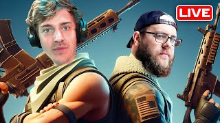 Coaching My Brother For His First Win - Fortnite - Live