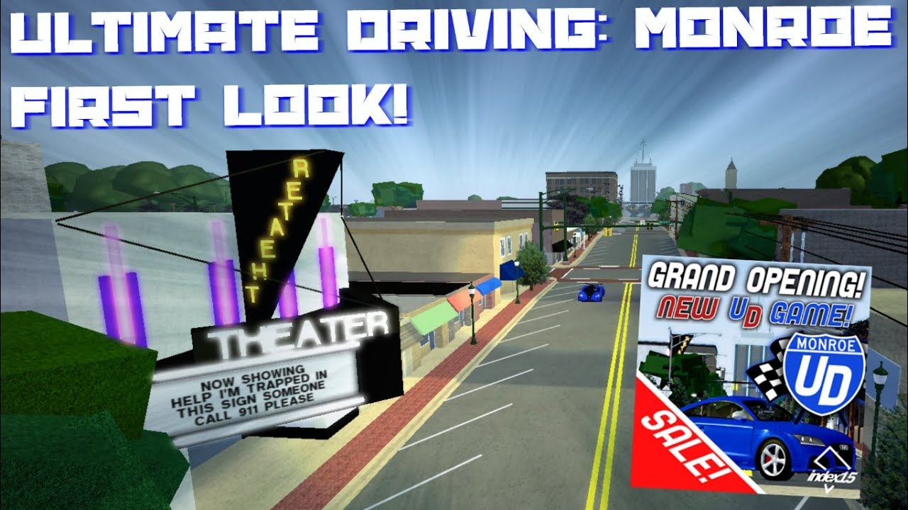 Roblox First Look At Ud Monroe Youtube - ultimate driving monroe roblox