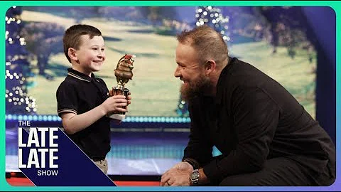 Shane Lowry meets Toy Show star Declan, with Tom Grennan | The Late Late Show
