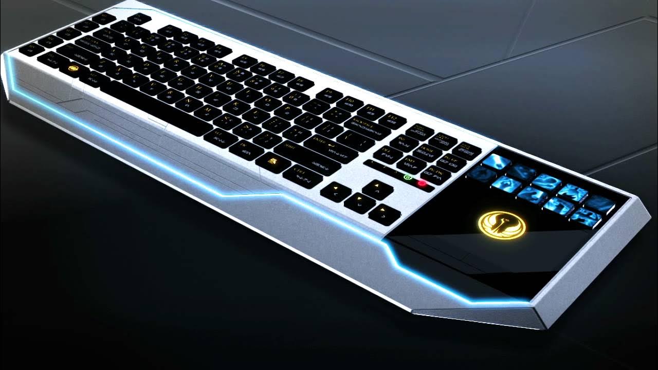 Razer Star Wars: The Old Republic Gaming Keyboard - YouTube