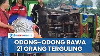 Penyebab Odong-Odong Bawa 21 Orang Rombongan Halal Bihalal Terguling Di Mojokerto, 1 Penumpang Tewas