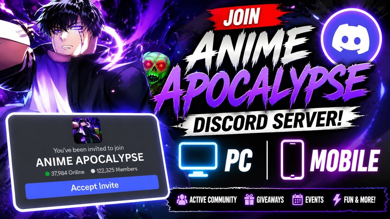 How to Join Anime Apocalypse Discord Server - YouTube
