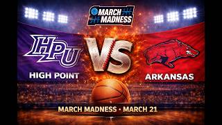 2026 MARCH MADNESS: 🏀Arkansas vs. High Point LIVE | Radio-Style Play-by-Play #arkansas #highpoint