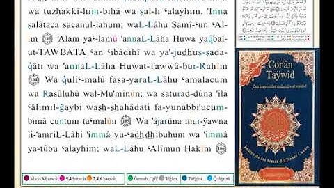 ختمة من مصحف التجويد باللغة الإسبانية الصفحة رقم 203