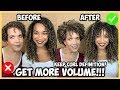 How to Get MORE VOLUME & Keep Curl Definition | Short & Long Hair!