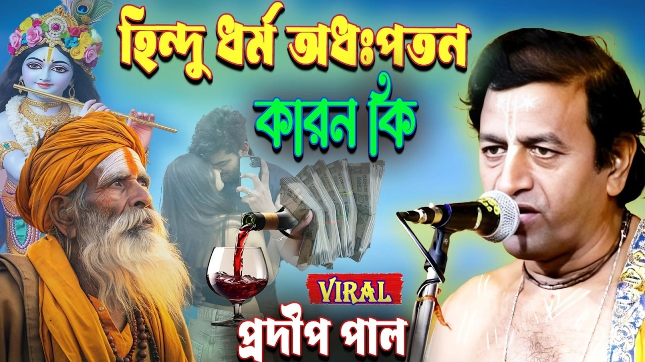 হিন্দু ধর্ম অধঃপতন কারন ২০২৬ প্রদীপ পাল সেরা কীর্তন/bangla kirtan/pradip pal