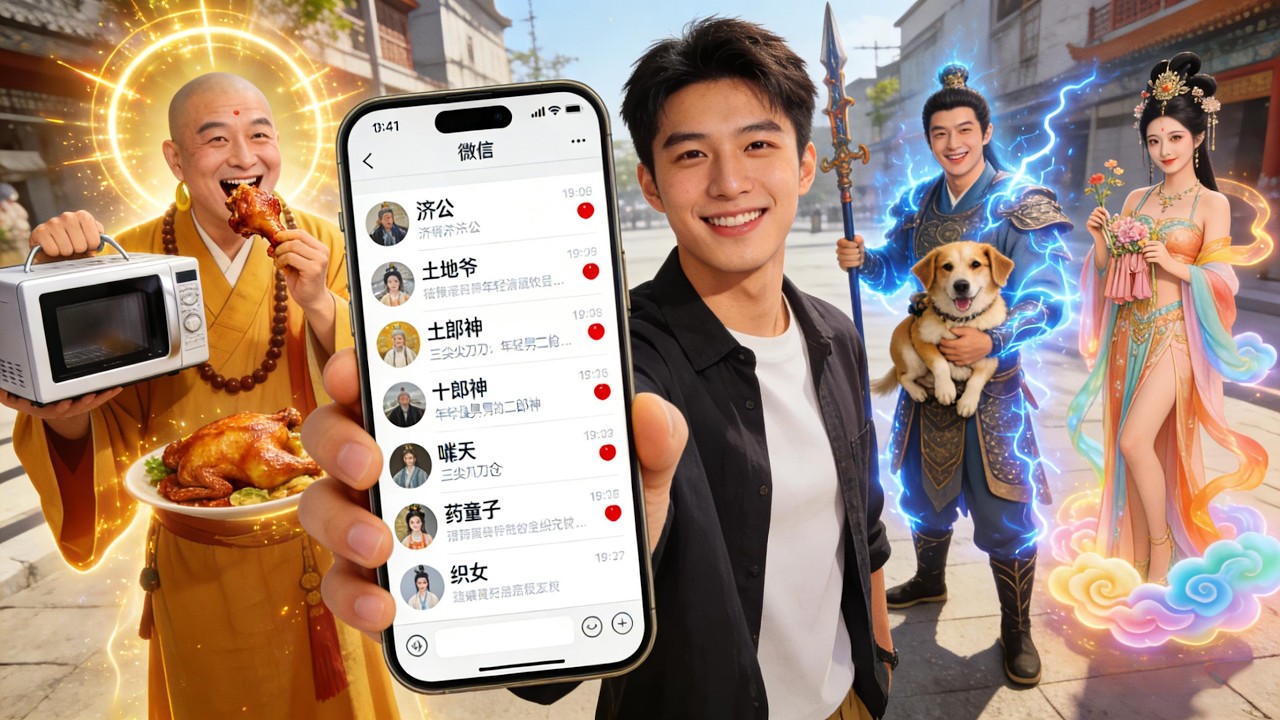 窮小夥連線神仙，變身天庭供貨商