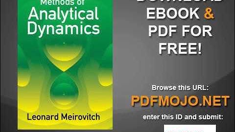 Methods of Analytical Dynamics Dover Civil and Mechanical Engineering