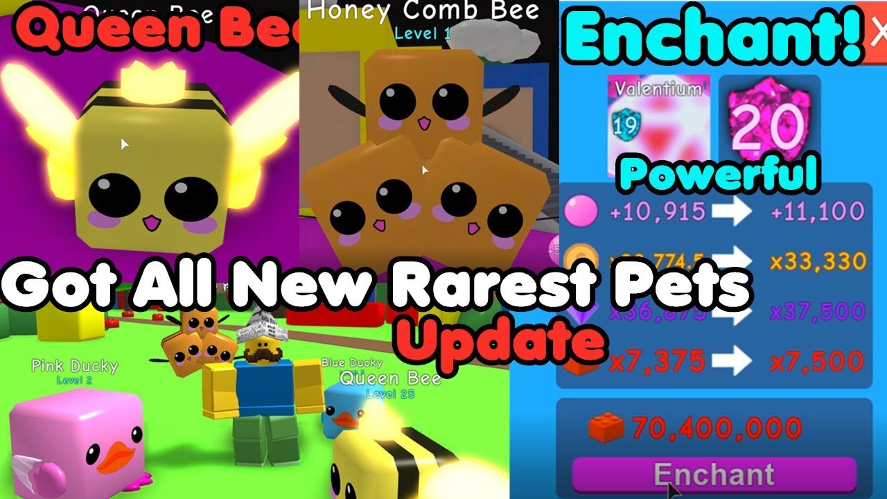 Update Got New Rarest Pet Queen Bee Got All New Legendary