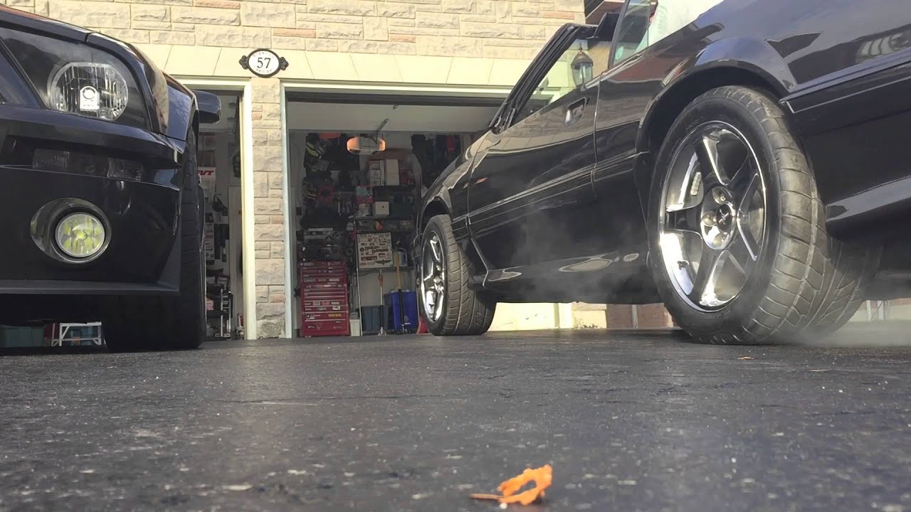 Fox Body MUSTANG with DUMPS Exhaust Sound YouTube