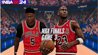 Anthony Edwards and Michael Jordan Duo I NBA finals Game 3