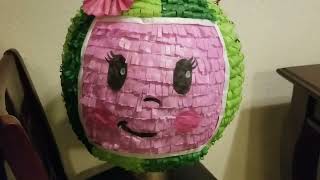 #diy #piñata De COCO-MELON hecha con globo