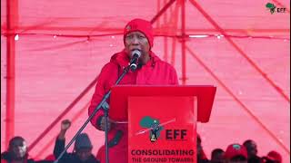 Julius Malema - “We want all of you to work , whether you have matric or not, you must have a job.”