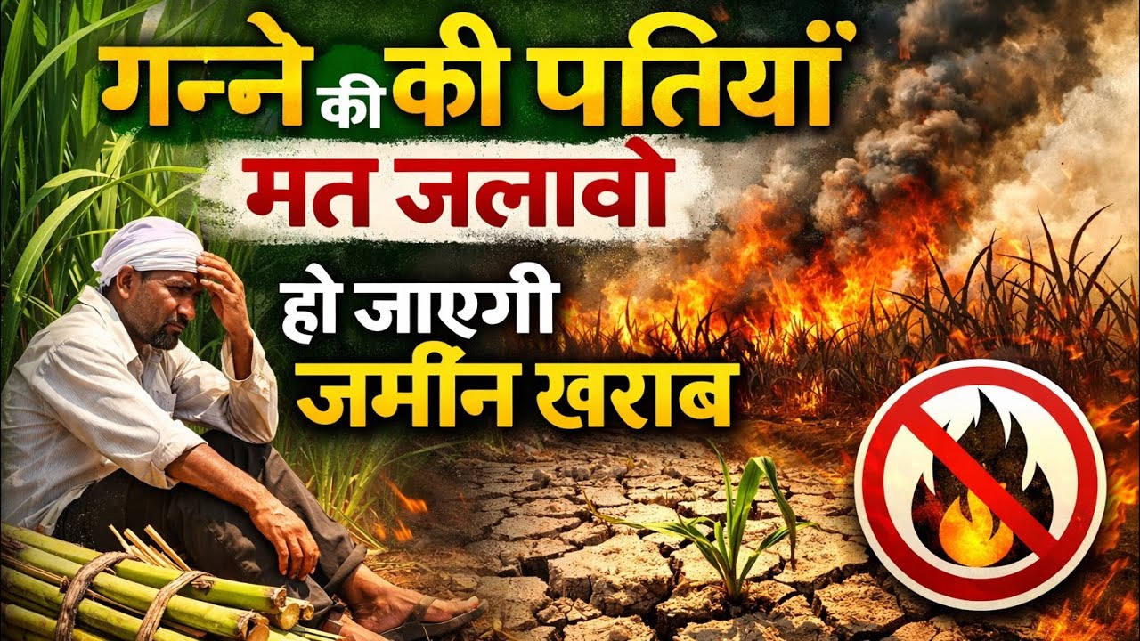 गन्ने की पत्ती जलाएं नहीं,🔥 कुट्टी करें! फार्म हाउस का नया अनुभव। 