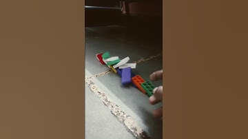 a new type of plastic Domino trick #trending Domino