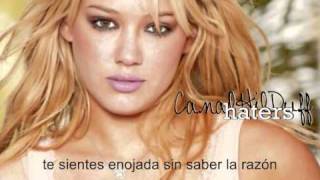 Hilary Duff - haters (español)