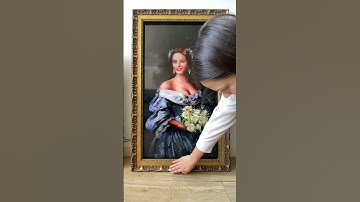 Unliving portrait "Malevolent Madam" for haunted house, Haunted Moving Painting