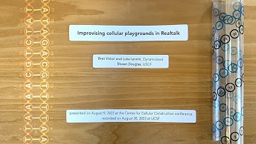 Summary of "Improvising to cellular playgrounds in Realtalk", Aug 2023