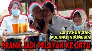 TERHARU! KEJUTAN MUDIK UNTUK ORTU | PRANK PELAYAN RESTO